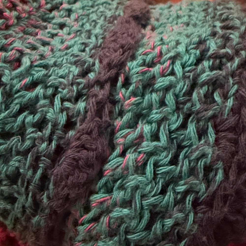 Handmade Crochet Lightweight Rainbow Summer Festival Wrap - Picture 8 of 8